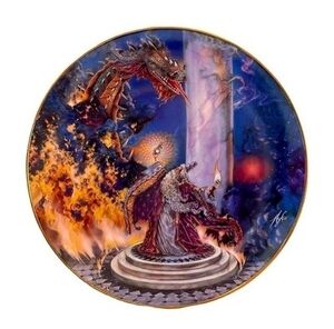 Franklin Mint Royal Doulton THE DRAGON MASTER Porcelain Collector Souvenir Plate